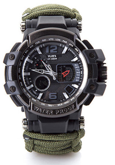 Multifunctional Survival Tactical Paracord Watch