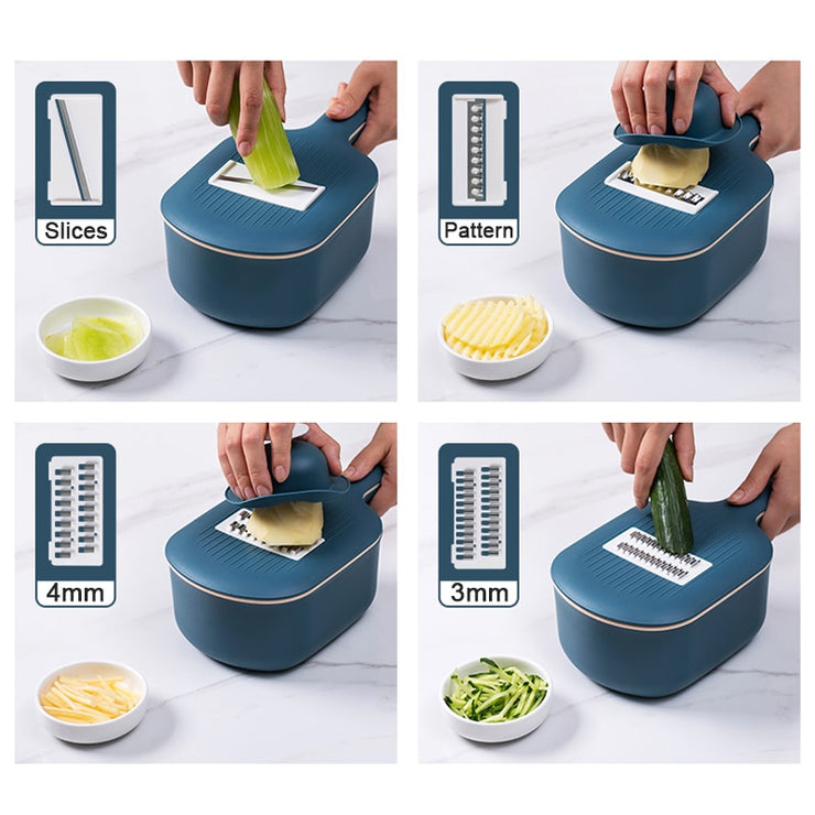 Wet Basket Vegetable Cutter Multi-functional Vegetables Chopper » Gadget mou