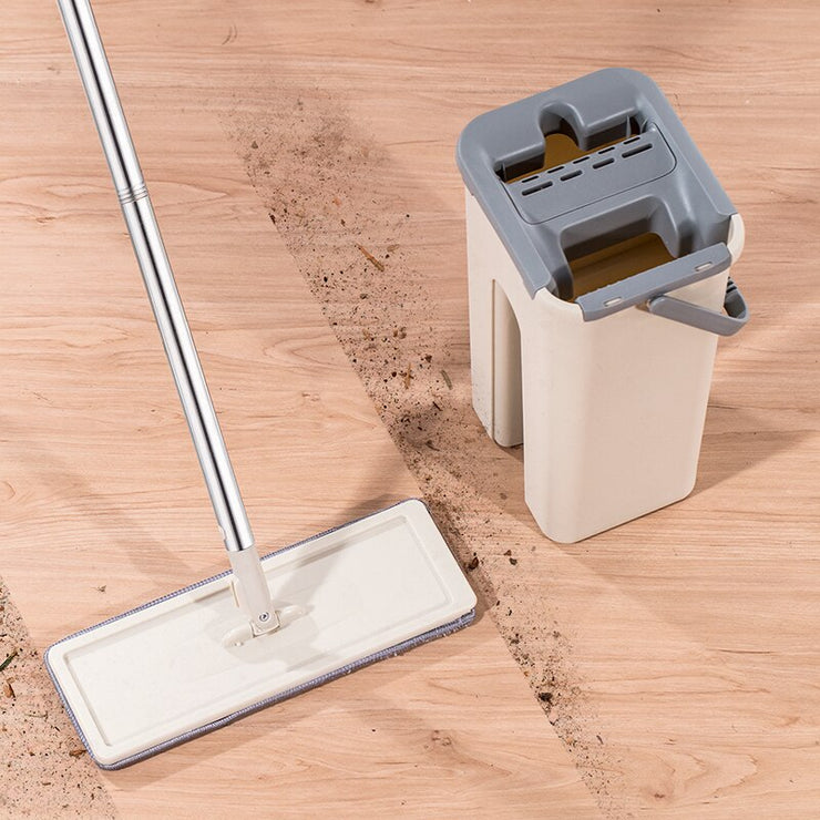 Flat Squeeze Mop Floor With Bucket
