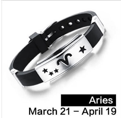 Twelve Constellations Individuality Stainless Steel Bracelet