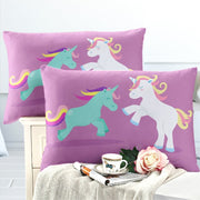 Added Colorful Cartoon Pillowcase | Unicorn Design