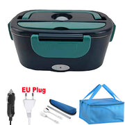 Portable Dual Use Stainless Steel Electric Lunch Box
