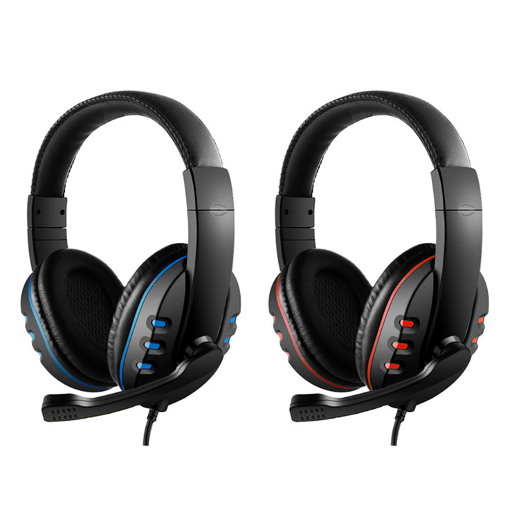 Gaming Headphones 3.5mm Wired Game Headset Noise Canceling
