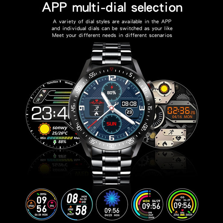 Full Circle Touch Screen Men's Smart Watch