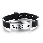 Twelve Constellations Individuality Stainless Steel Bracelet