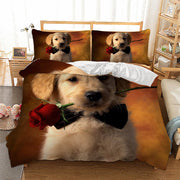 3D Cat and Dog Bedding Sets