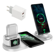 Wireless Charger 6 in 1 10w Qi Fast Stand
