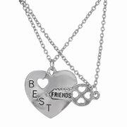 Best Friends Key Lock Necklace