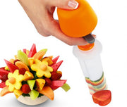 Creative DIY plastic press Fruit Slicer Veggie Food Decorator kitchen Gadgets kitchenware