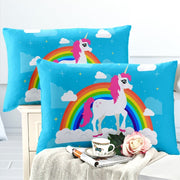 Added Colorful Cartoon Pillowcase | Unicorn Design