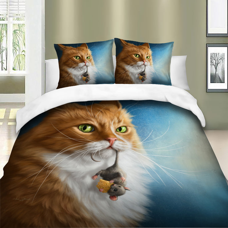 3D Cat and Dog Bedding Sets