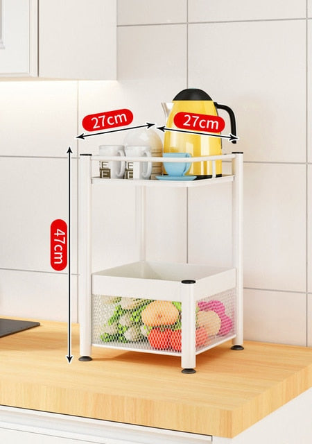 Floor-Mounted Mobile Rotating Storage Rack