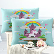 Added Colorful Cartoon Pillowcase | Unicorn Design