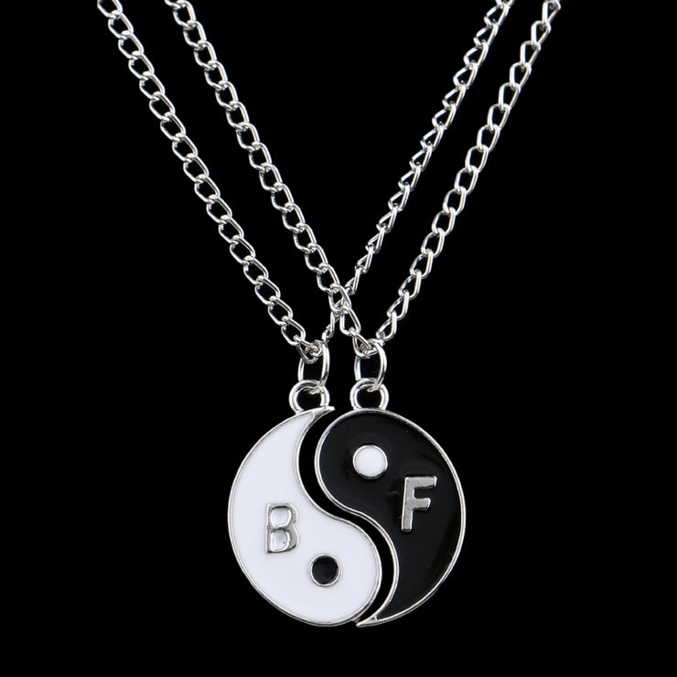 Best Friends Key Lock Necklace