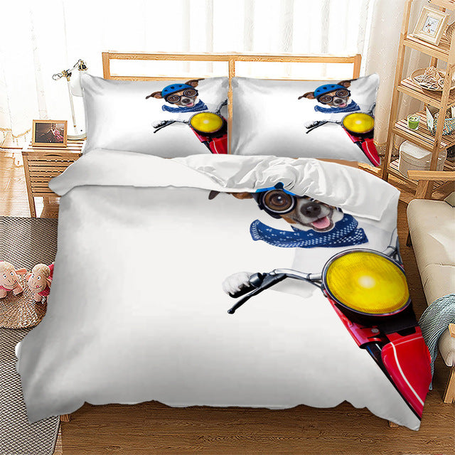 3D Cat and Dog Bedding Sets