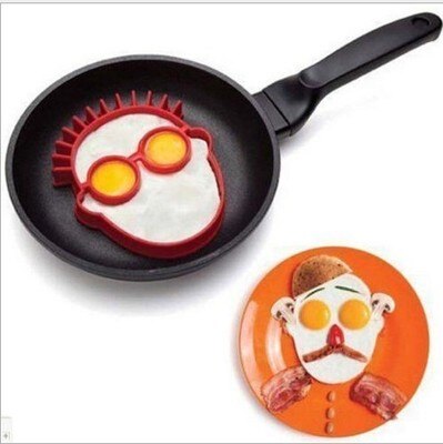 Animal Skull Shape Non-stick Silicone Fried Egg Kitchen Ring Tool