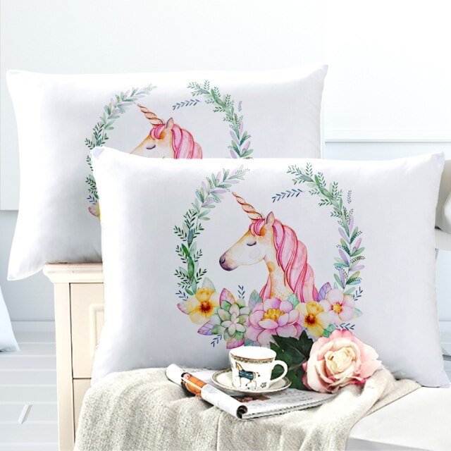 Unicorn Design Pillowcase