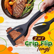 2 In 1 Grip Flip Egg Tongs