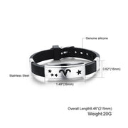 Twelve Constellations Individuality Stainless Steel Bracelet