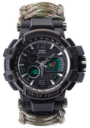 Multifunctional Survival Tactical Paracord Watch