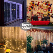 LED Meteor Shower Garland Holiday Strip Light