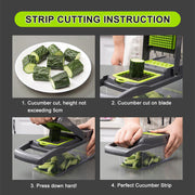 8 in1 Multifunctional Vegetable Cutter