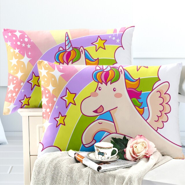 Unicorn Design Pillowcase