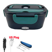 Portable Dual Use Stainless Steel Electric Lunch Box